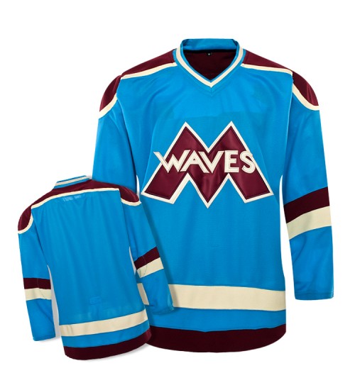 Custom Mighty Ducks Bombay Waves Balnk Hockey Jersey